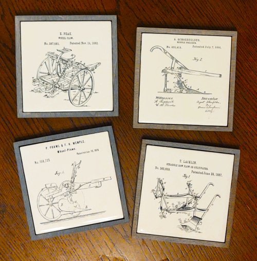 Plow Patent Coasters