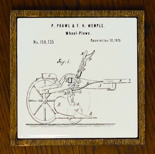 Plow Patent Coasters