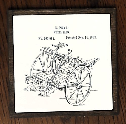 Plow Patent Coasters