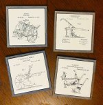 Plow Patent Coasters