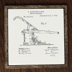Plow Patent Coasters